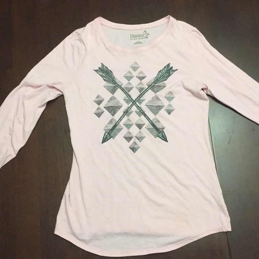 Light pink long sleeve shirt
